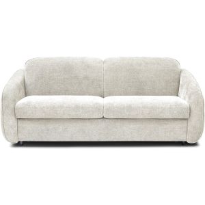 Sofá cama exprés "laurie" en tejido texturizado - cama de 140 cm - 3 plazas