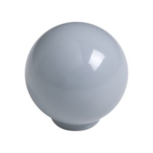 Tirador esfera abs 29mm gris brillante, lote de 50