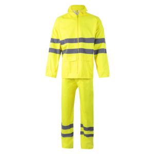 Traje lluvia av l amarillo flúor