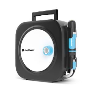 Enrollador de manguera equipado de 10 m ergo xs cellfast