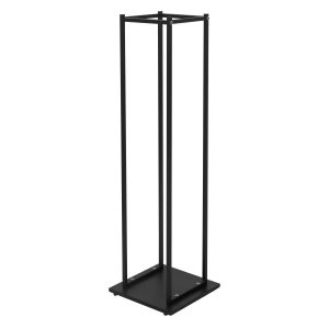 Leñero 33x115x33 cm metal negro