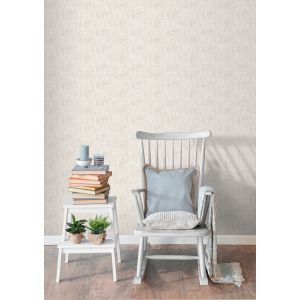 Papel pintado tnt liso con textura lienzo beige