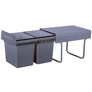 Cubo de basura de reciclaje empotrado 36l hype