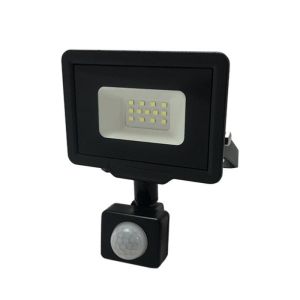 Proyector LED 10w ip65 negro con sensor de movimiento - blanco ne