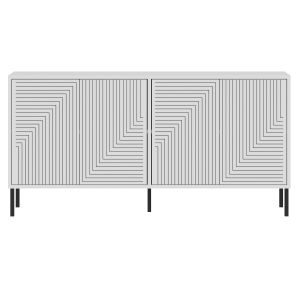 Aparador de madera <<evolet>> - 150 x 36 x 75 cm - blanco