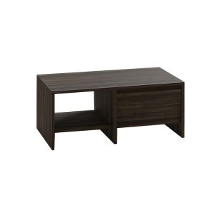 Mesa baja de madera "laris" - 90 x 45 x 35 cm - marrón