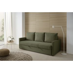 Sofá cama alta gama 3 plazas eden verde