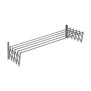 *tendedero  extensible 160 cm aluminio wurko