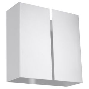 Lámpara de pared línea 2 blanco acero 18x9x18cm
