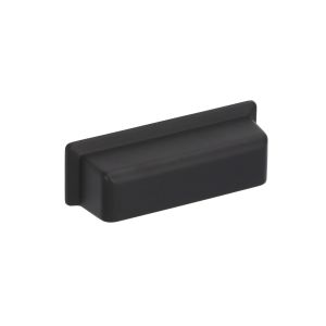 Tirador para mueble 831 en zamac dist entre ejes 64 mm negro lote de 6