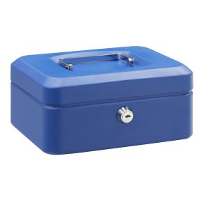 Arregui elegant c9225 caja caudales acero con bandeja, 20 cm ancho, azul