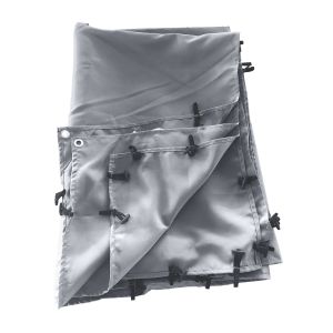 Lona gris de 2,96 x 2,50m para pérgola de 3 × 2,5m nice