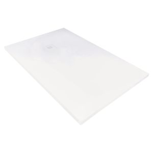 Plato de ducha nola 3 - puede cortarse - 100x120x3cm - resina - blanco