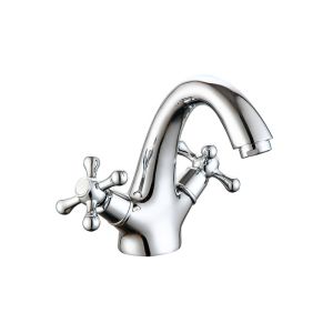 Grifo monobloc de lavabo serie clasica en cromo