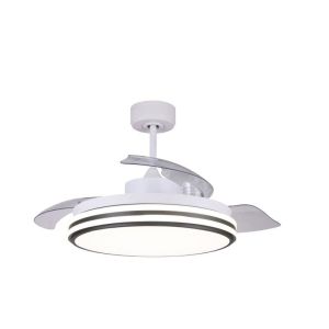 Cristalrecord ventilador de techo LED dc louis dimmable