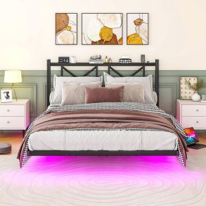 Somier doble flotante,140x200cm,con cabecero
