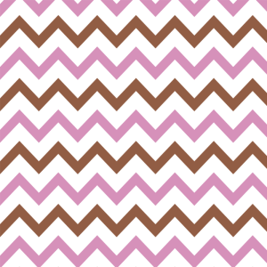 Papel pintado zig zag duo rosa y café 60cm por 250cm