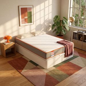 Colchón 120x200 y canapé funk blanco 24cm montaje y retirada incluida