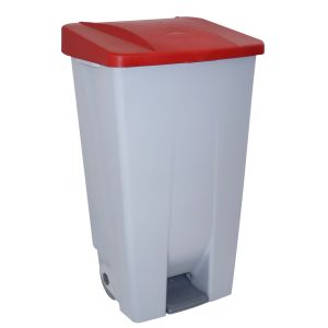 Denox contenedor selectivo rojo de 120l -  510x425x875