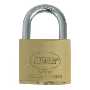 Amig - candado de seguridad | incluye 2 llaves | arco largo | latón y arco