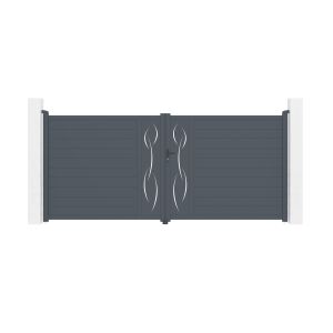 Pack puerta batiente automática life 4m h.180cm + motor tanker b700