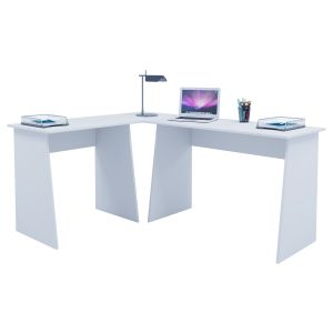 Vcm - mesa de ángulo de escritorio de esquina de madera masola