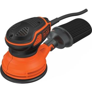 Lijadora excéntrica con cable 240 w ø 125 mm - black+decker - ka199-s