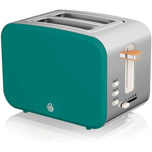 Nordic tostadora pan ranura ancha 2 rebanadas swan st14610greneu verde 900w