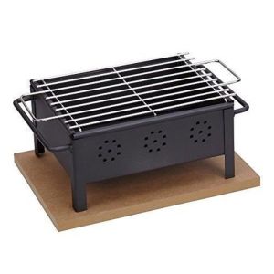 Barbacoa de sobremesa con parrila inoxidable 25 x 20