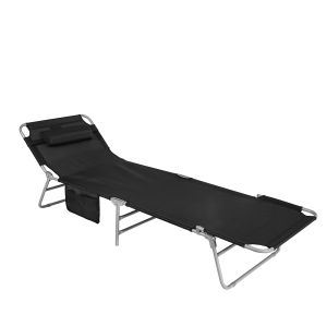 Set de 2 tumbonas negro ogs35-schx2 sobuy