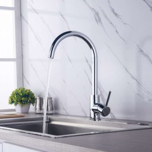 Grifo de cocina monomando sky bath cromo inox s304