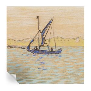 Papel pintado autoadhesivo mar de paz 250x250 tulup