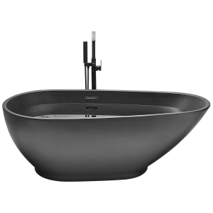 Bañera independiente guiana 173 x 82 cm negro