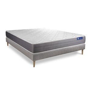 Pack colchón actimemo dream 140x200cm + somier, espuma viscoelástica, 5 zon
