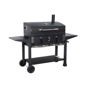 Barbacoa de carbón xl negro 160x107.5x141 cm