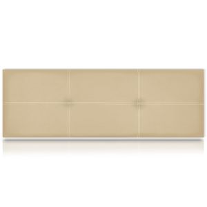 Cabeceros poseidón tapizado polipiel beige 220x50 de sonnomattress