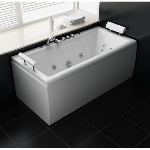 Ecode® bañera de hidromasaje "denia" 170x81x64cm eco-8529