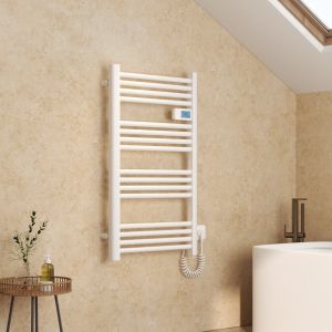 Emke toallero eléctrico aluminio 960x540 mm blanco 500 w control táctil
