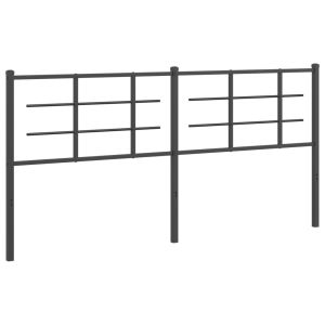 vidaXL cabecero de metal negro 180 cm