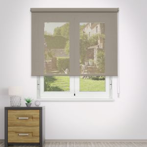Estor enrollable screen  apertura 10%  pebble 90 x 250cm