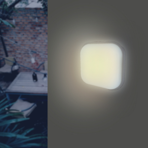 Aplique LED cuadrado blanco 20w ip65 (pack de 5) - blanco neutro