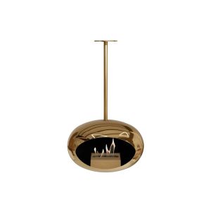 Chimenea de bioetanol suspendida sky chrome rose gold 3