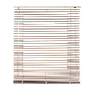 Storesdeco|persianas venecianas de aluminio con cordón gris piedra 105x160