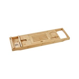 Bandeja de baño lowes madera de bambú marrón claro