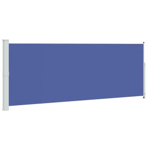 vidaXL toldo lateral retráctil de jardín azul 180x500 cm