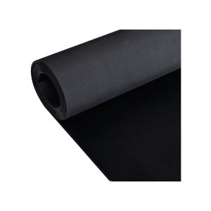 3x 1 m cordoncillo fino - estera antideslizante suelo caucho goma 3mm | co