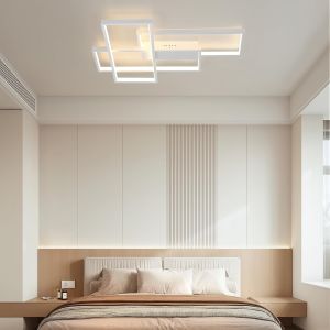 Nettlife plafon   LED moderna regulable plafon  de salón plafon   blanca