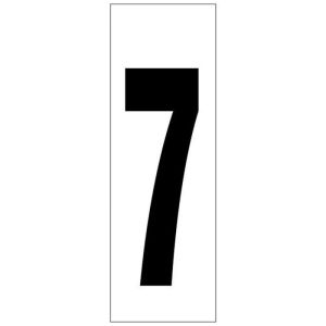 Numero adhesivo 46x140 mm.   nº 7