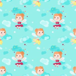Papel pintado infantil de hadas 60cm por 250cm