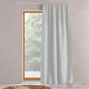 Cortina fruncida blanca 140x280cm mervora